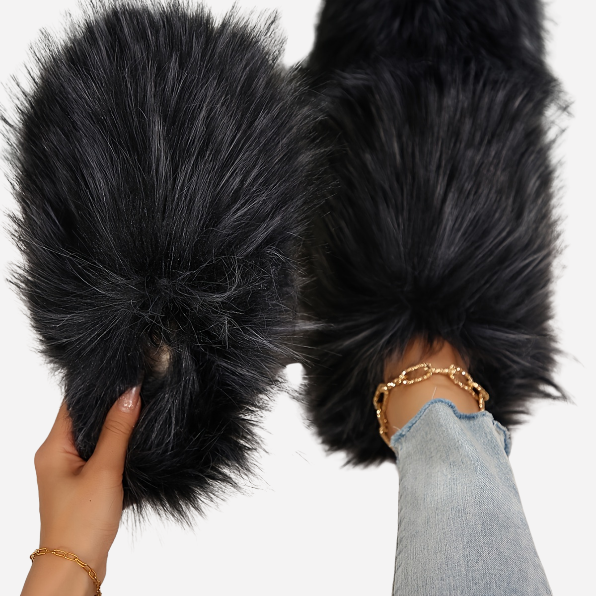 Plush Fur Slides™