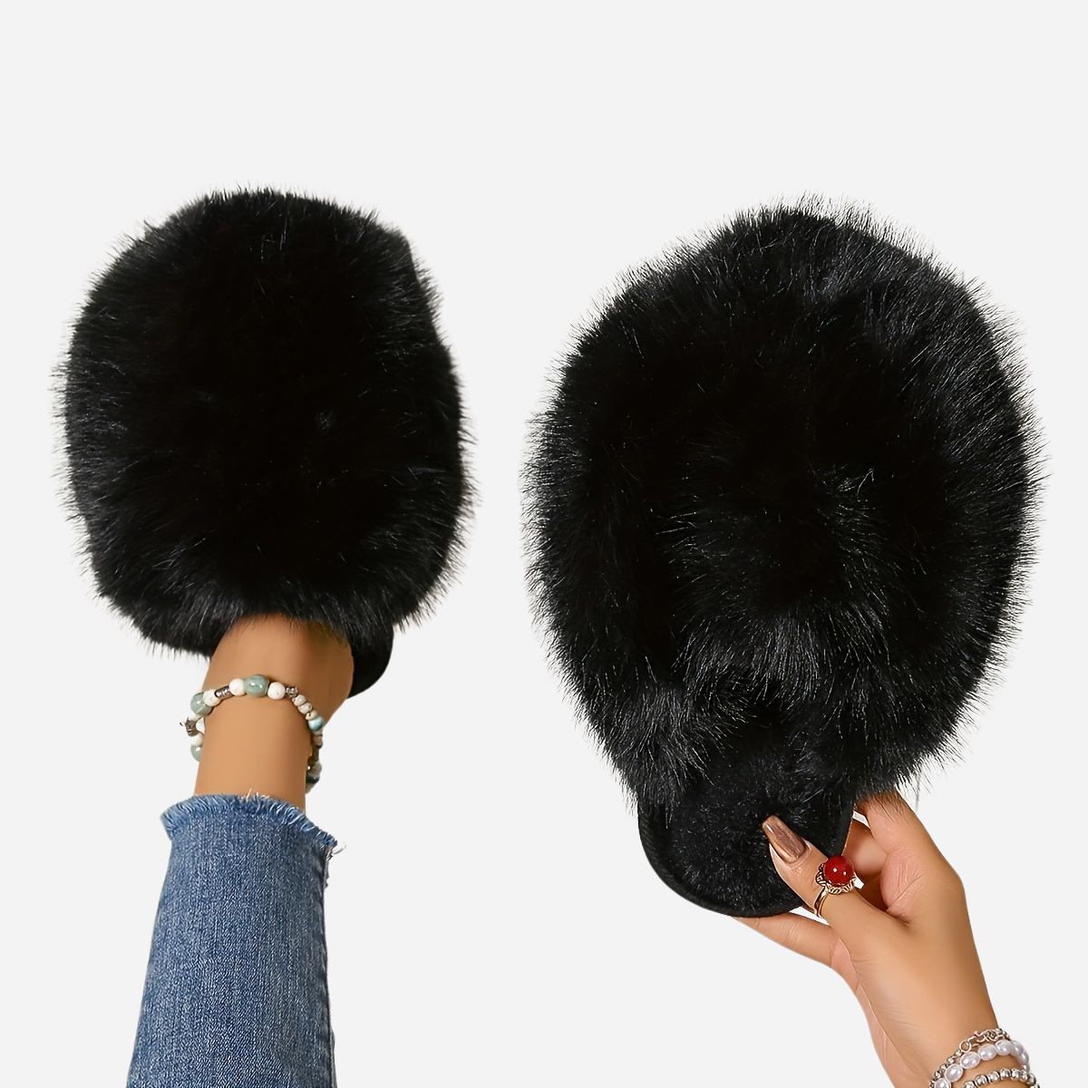 Plush Fur Slides™