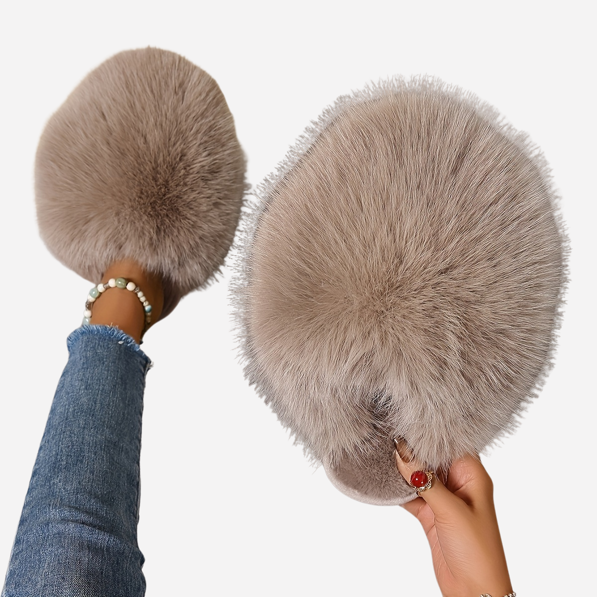 Plush Fur Slides™
